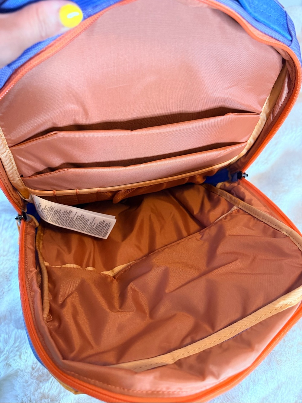Cotopaxi Blue Backpack with Orange Trim - Men's Daypack nwt - Picture 8 of 10
